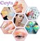 4.9oz/ 140g Fluorescent Orange Neon Glitter Powder Mixed Fine Opal Flakes Nail Sequins for Craft Resin